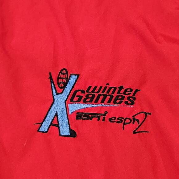 VTG X Games Winter ESPN Film Staff CREW Mens L Large? NIKE Y2K Vest Jacket - Picture 5 of 16